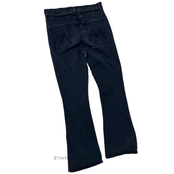 MOTHER $198 The Weekender Jeans Charcoal Gray Black Size 32, US Size 12 - Picture 4 of 7